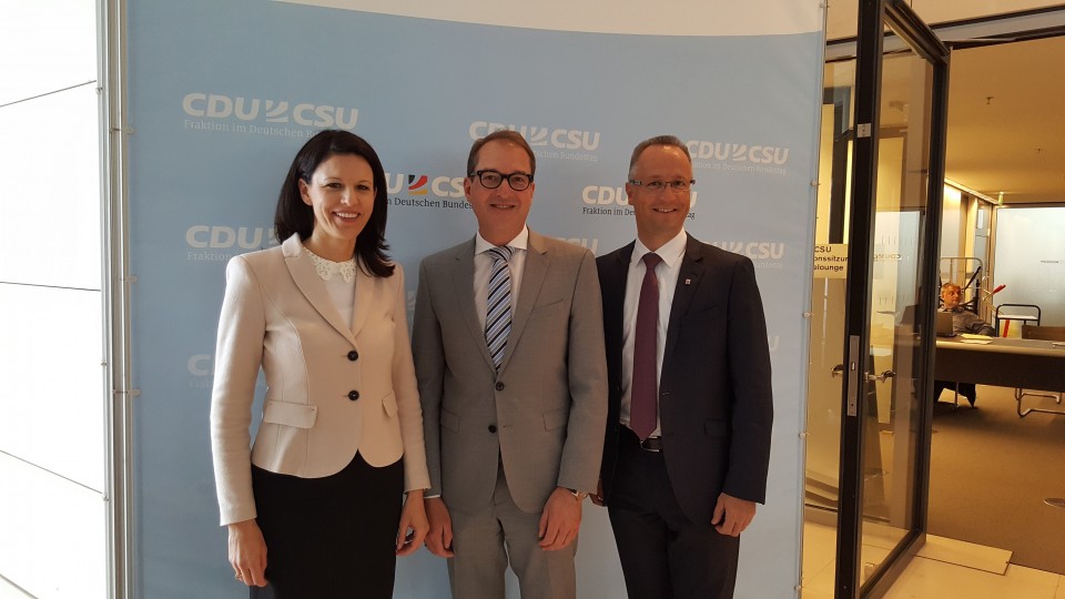 Dr. Katja Leikert, Alexander Dobrindt und Heiko Kasseckert Dr. Katja Leikert, Alexander Dobrindt und Heiko Kasseckert