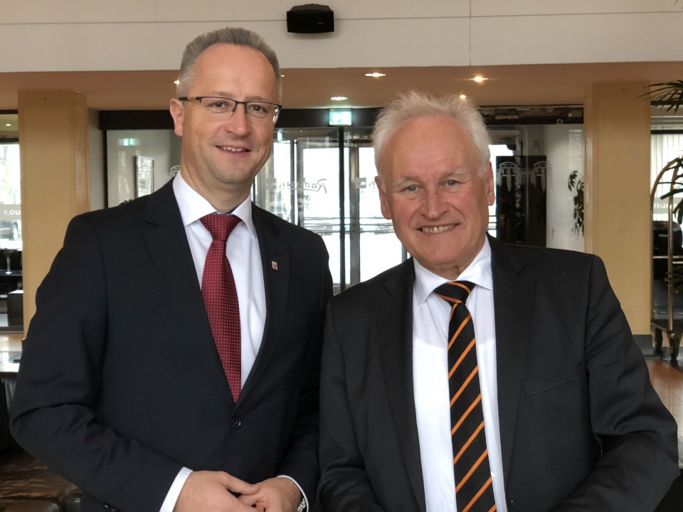 Heiko Kasseckert und Erwin Huber Heiko Kasseckert und Erwin Huber